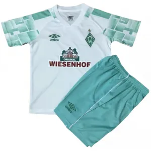 Kit infantil oficial umbro Werder Bremen 2020 2021 II jogador