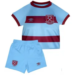 Kit infantil oficial umbro West Ham 2020 2021 II jogador