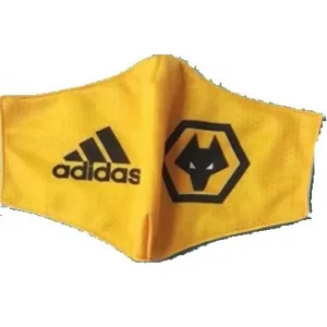 Mascara oficial Adidas Wolverhampton 2020 2021 Amarela