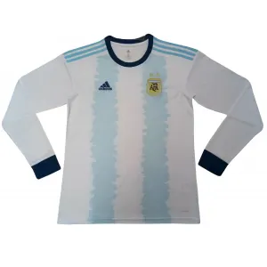 Camisa oficial Adidas seleção da Argentina 2019 I jogador manga comprida