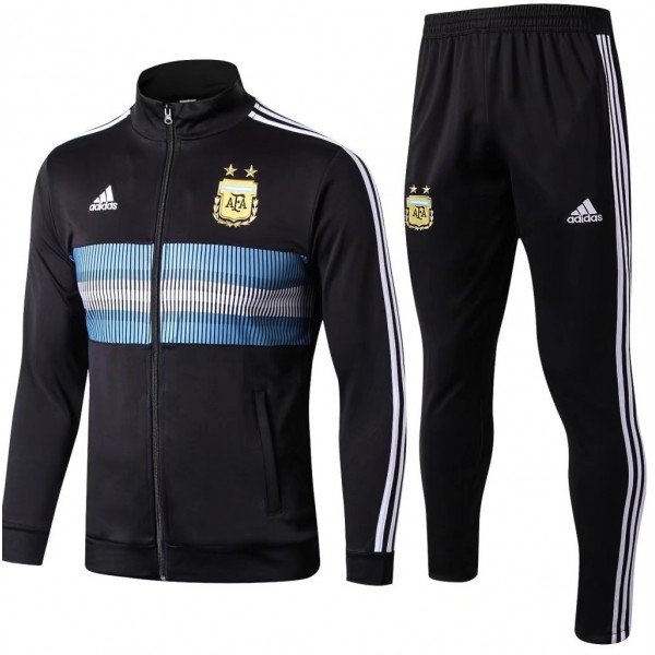 Kit treinamento oficial Adidas seleção da Argentina 2018 preto