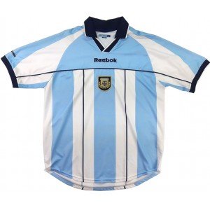 Camisa retro Reebok seleção da Argentina 2001 I jogador