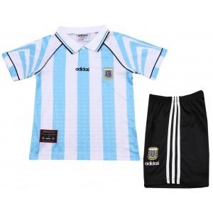 Kit infantil I Seleção da Argentina 1997 Adidas retro