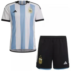 Kit infantil I Seleção da Argentina 2022 Adidas oficial 