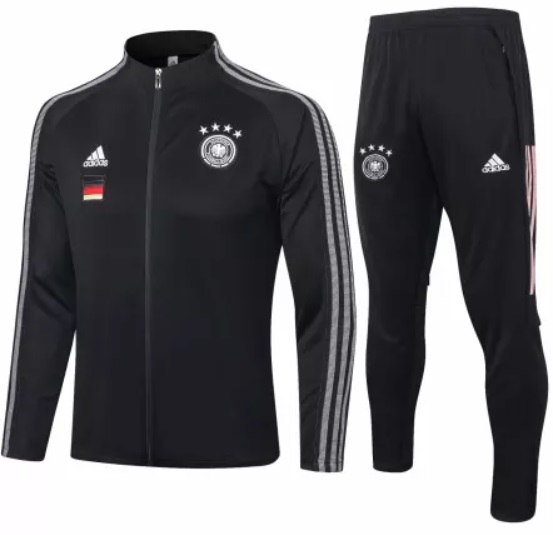 Kit treinamento oficial Adidas seleção da Alemanha 2020 2021 Preto