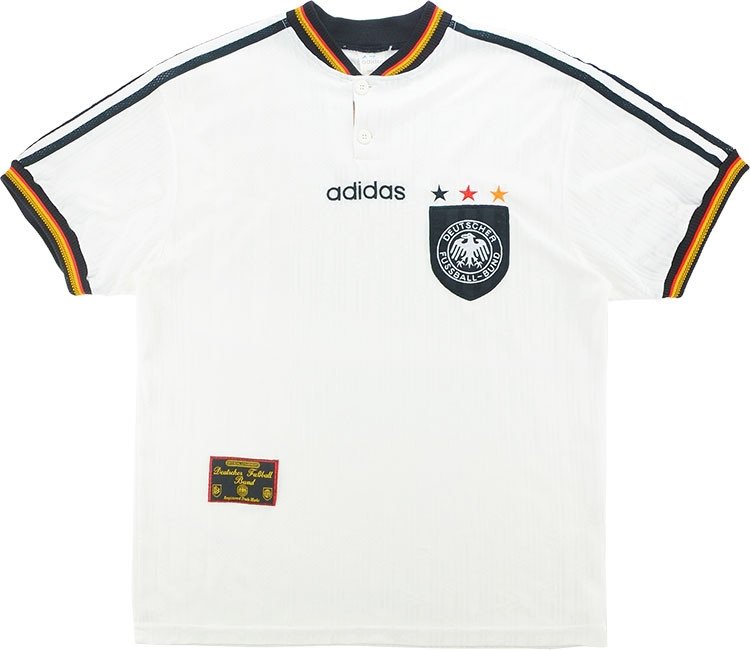 Camisa retro Adidas seleção da Alemanha 1996 I jogador