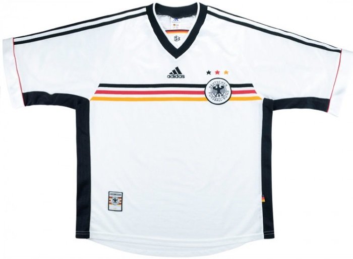 Camisa retro Adidas seleção da Alemanha 1998 I jogador