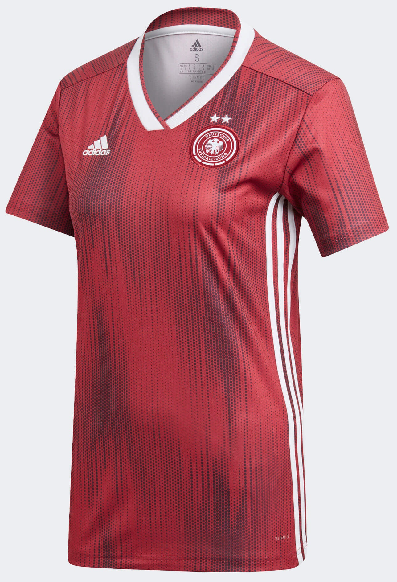 Camisa feminina oficial Adidas seleção da Alemanha 2019 II