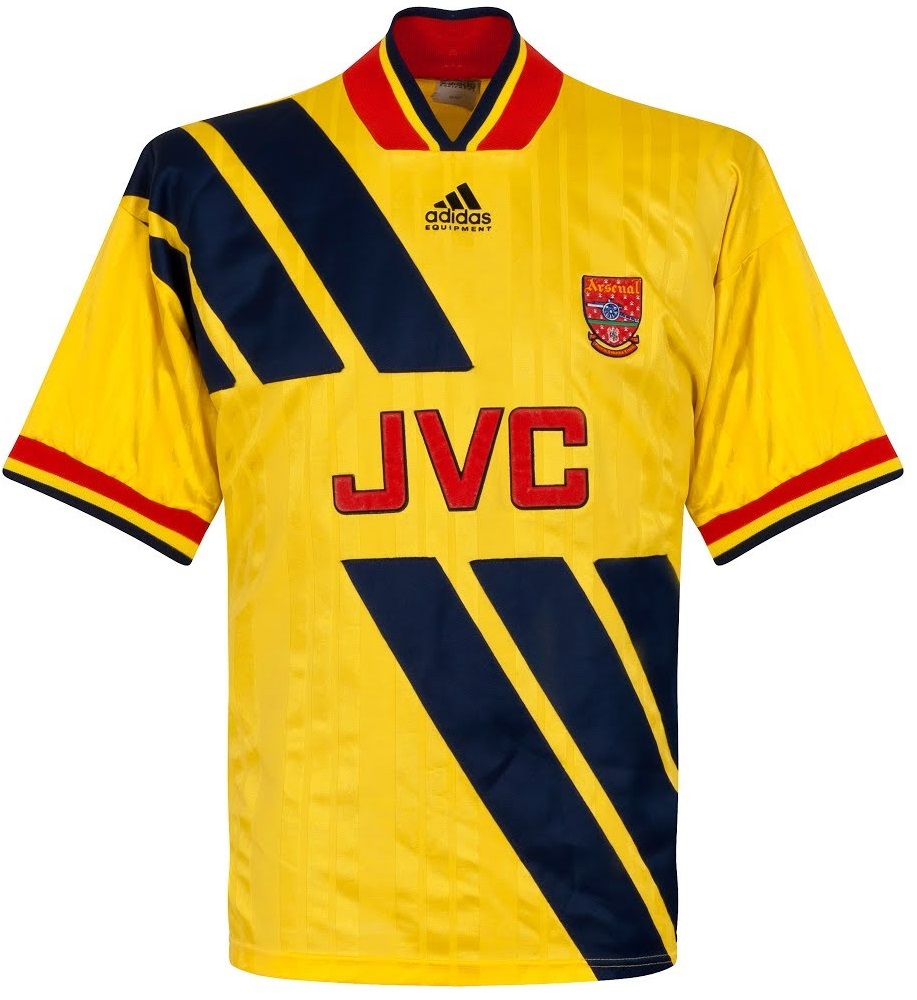 Camisa retro Adidas Arsenal 1993 1994 II jogador