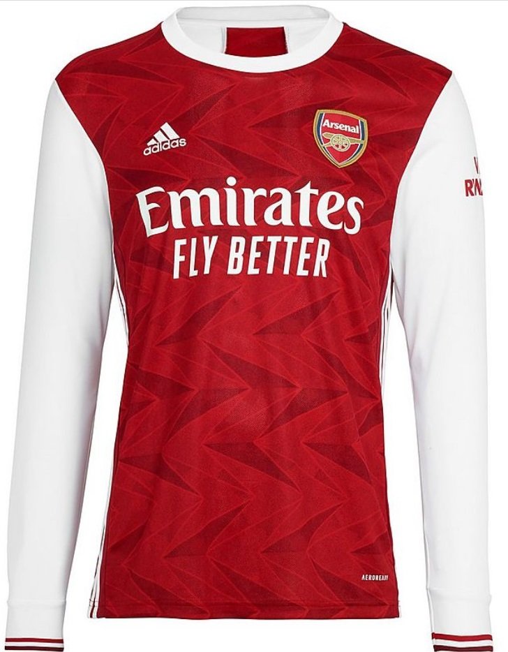 Camisa oficial Adidas Arsenal 2020 2021 I jogador manga comprida