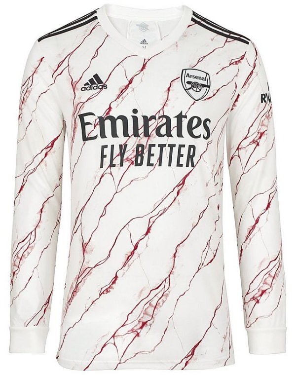 Camisa oficial Adidas Arsenal 2020 2021 II jogador manga comprida