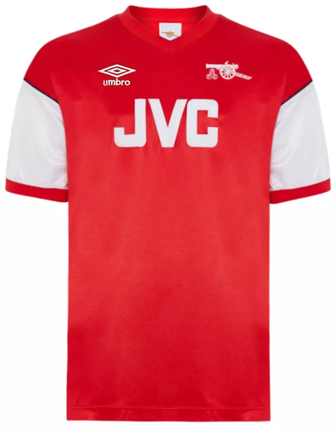 Camisa retro Umbro Arsenal 1981 1982 I jogador