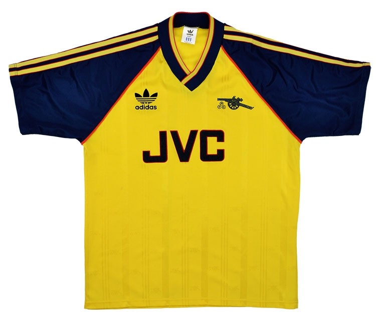 Camisa retro Adidas Arsenal 1988 1989 II Jogador