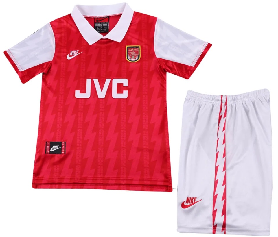Kit infantil I Arsenal 1993 1994 Home retro