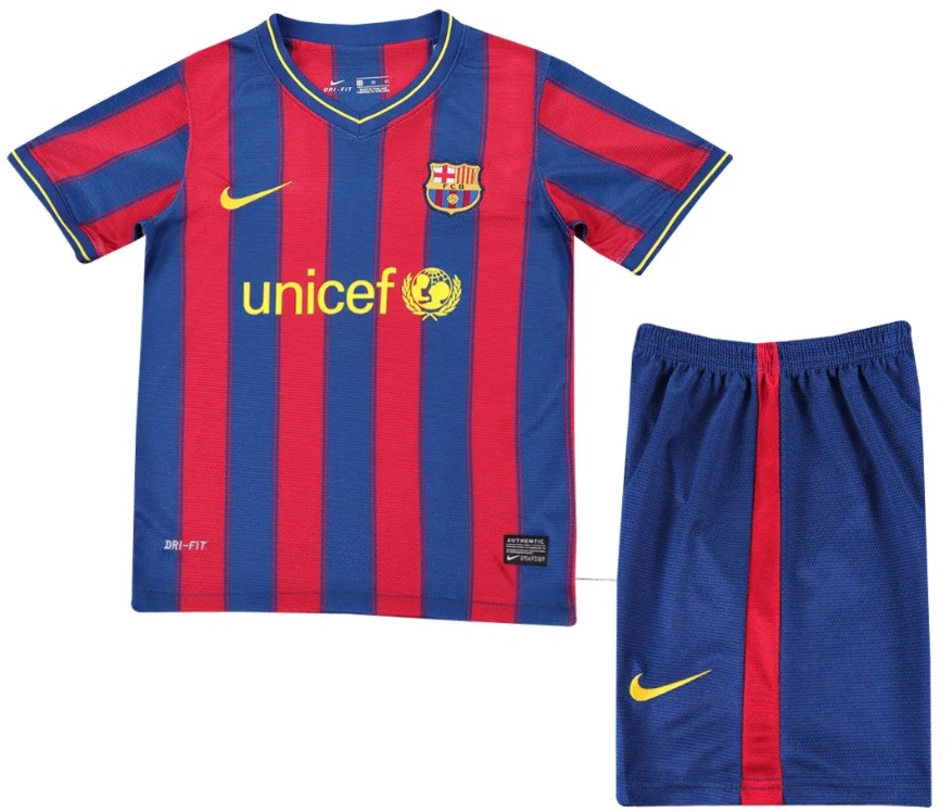 Kit infantil I Barcelona 2009 2010 Home retro