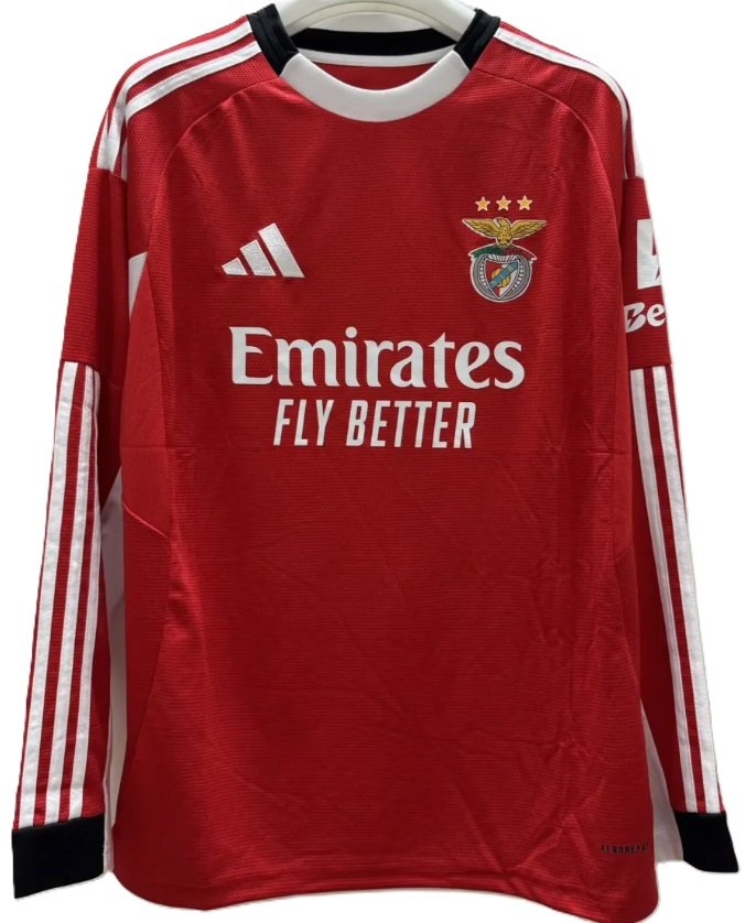 Camisa I Benfica 2025 2026 Adidas oficial Manga comprida