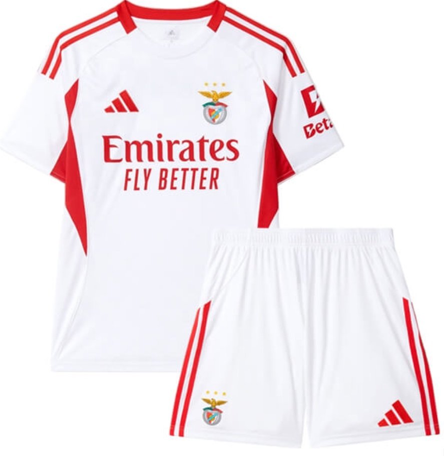 Kit infantil III Benfica 2025 2026 Adidas oficial