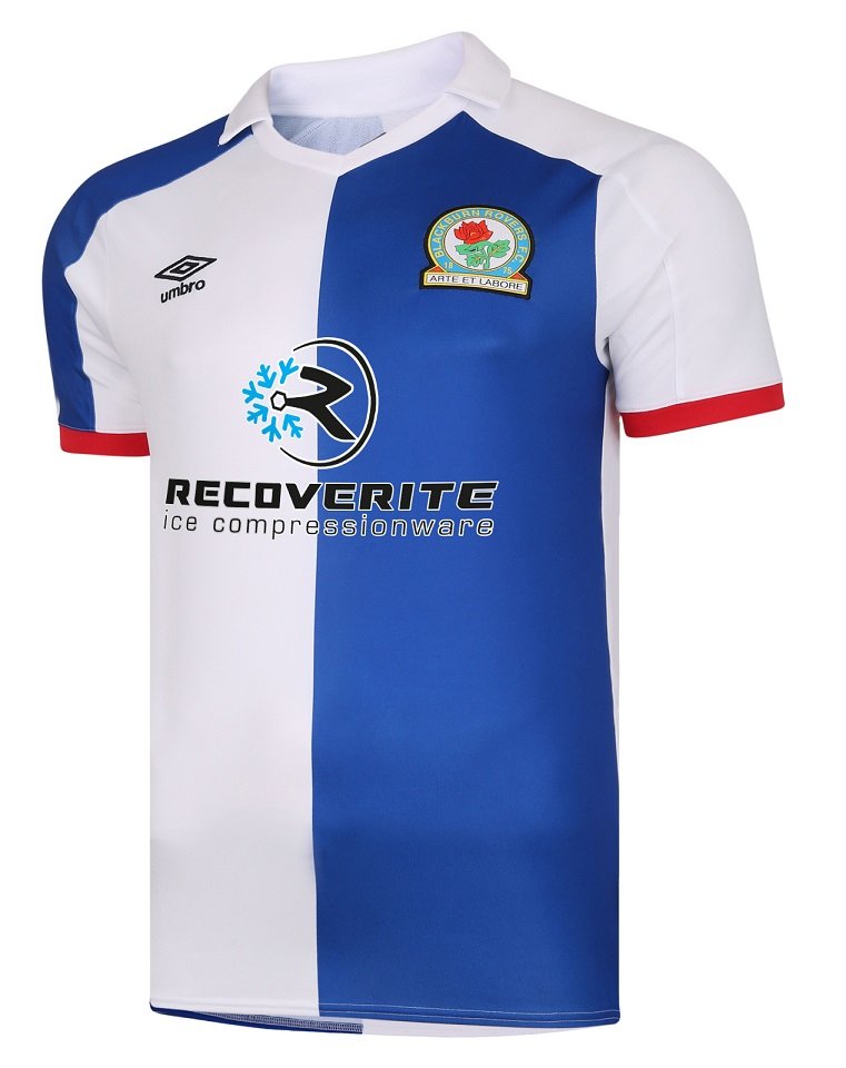 Camisa oficial Umbro Blackburn 2020 2021 I jogador