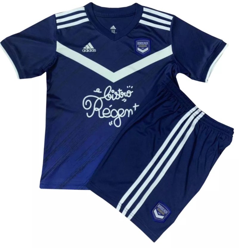 Kit infantil oficial Adidas Bordeaux 2020 2021 I jogador