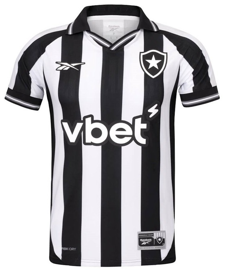 Camisa I Botafogo 2025 2026 Reebok oficial 