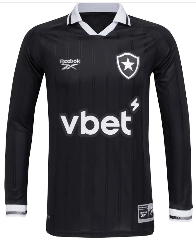 Camisa II Botafogo 2025 2026 Reebok oficial manga comprida