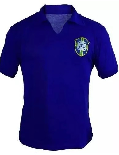 Camisa retro Seleção do Brasil 1958 II jogador