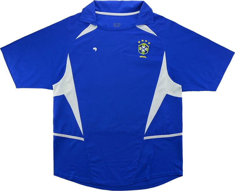 Camisa retro seleção do Brasil 2002 II Away jogador