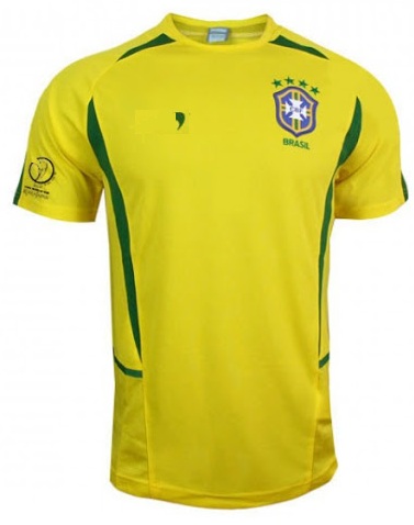Camisa retro seleção do Brasil 2002 I jogador