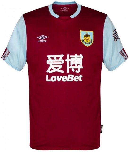Camisa oficial Umbro Burnley 2019 2020 I jogador