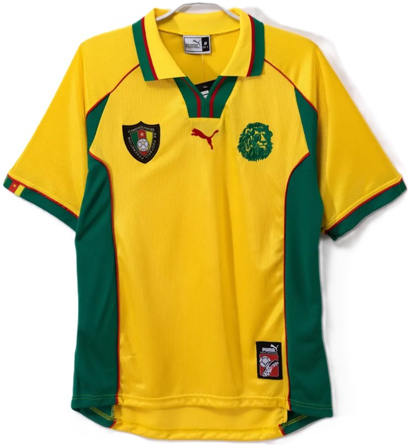 Camisa II Seleção de Camarões 1998 Adidas retro 