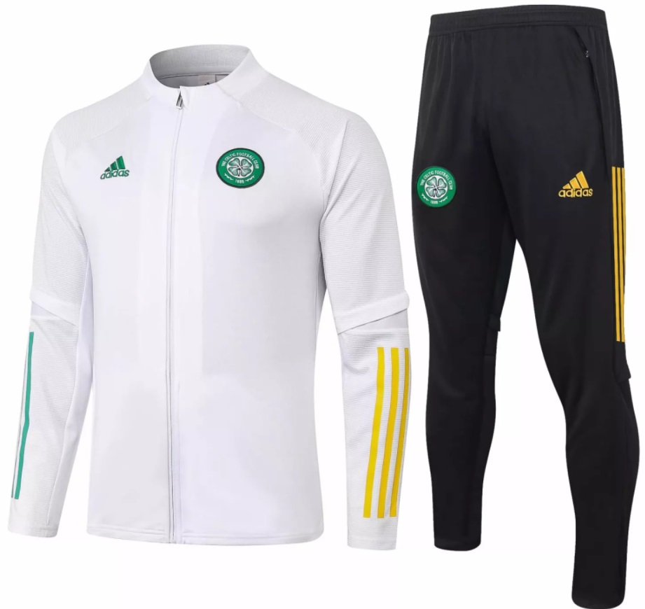 Kit treinamento oficial Adidas Celtic 2020 2021 Branco