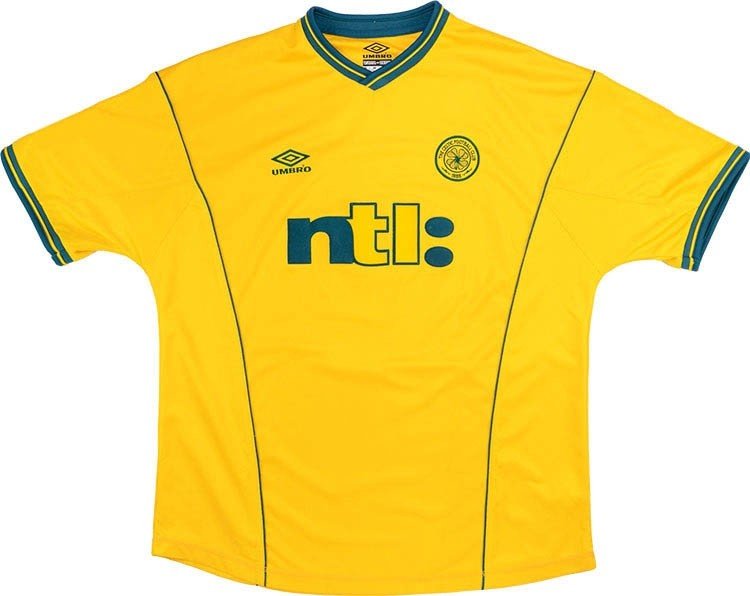 Camisa Retro Umbro Celtic 2000 2002 II jogador