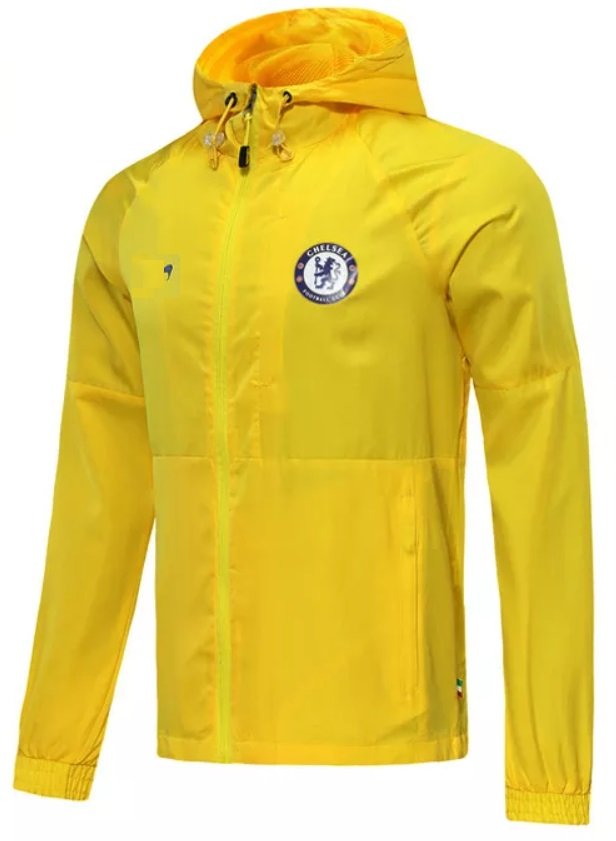 Jaqueta Corta vento Chelsea 2020 2021 amarela