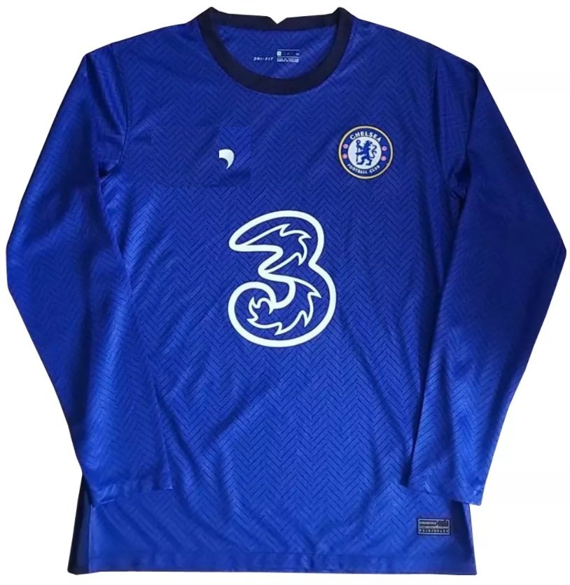 Camisa Chelsea 2020 2021 I Home jogador manga comprida