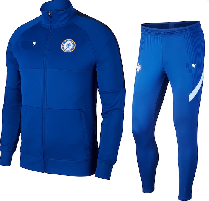 Kit treinamento Chelsea 2020 2021 Azul
