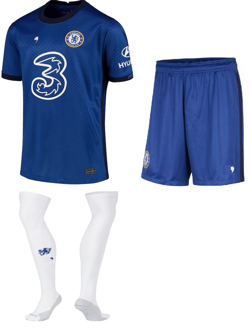 Kit adulto Chelsea 2020 2021 I Home jogador