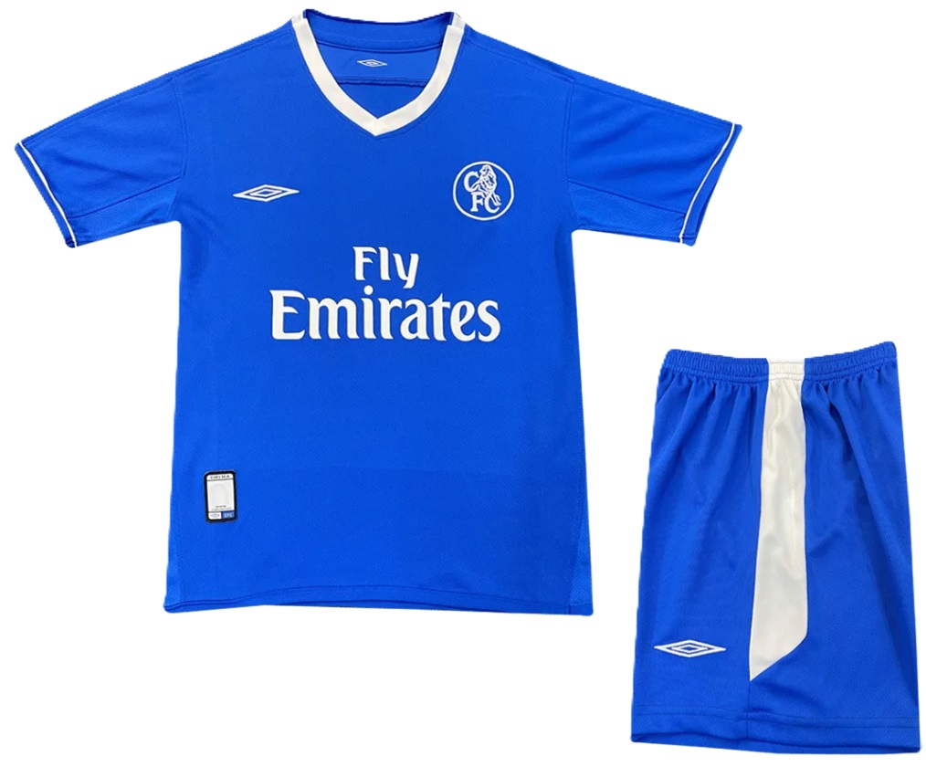 Kit infantil I Chelsea 2003 2005 Umbro retro 