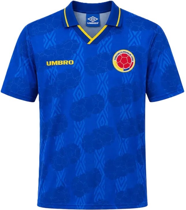 Camisa II Seleção da Colombia 1994 Umbro retro