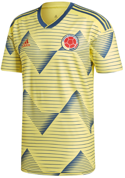 Camisa oficial Adidas seleção da Colombia 2019 I jogador