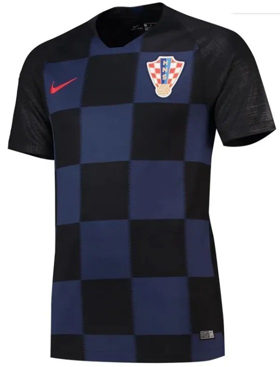 Camisa II Seleção da Croacia 2018 Away retro