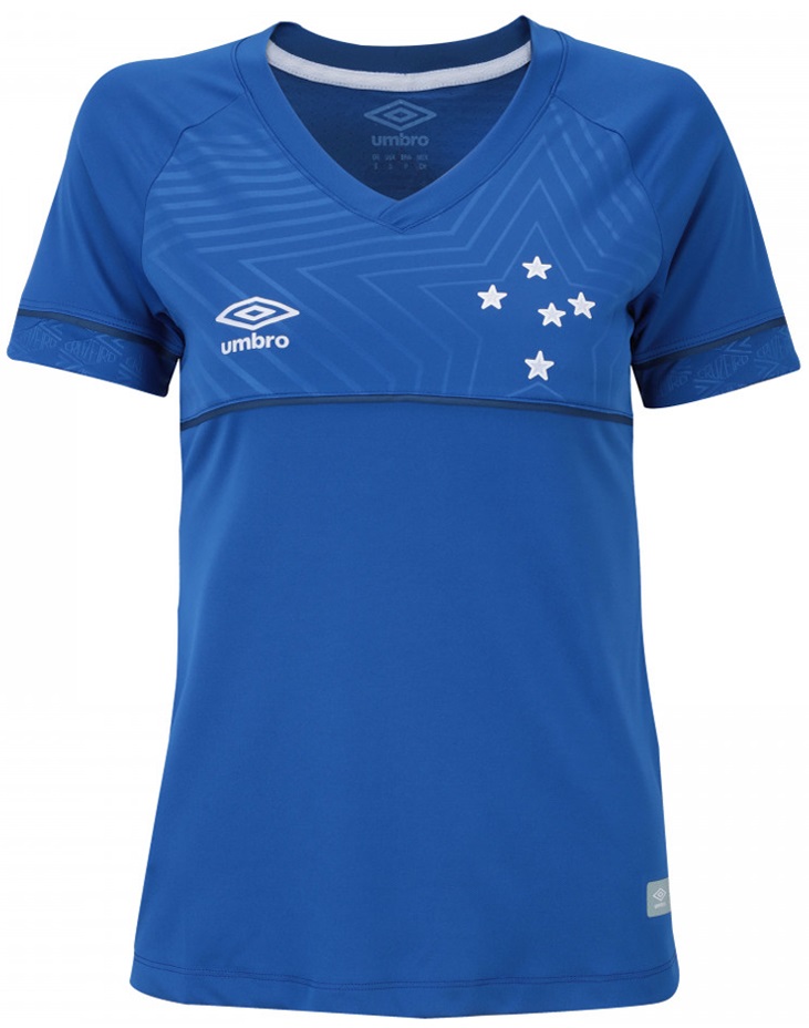 Camisa feminina oficial Umbro Cruzeiro 2018 I 