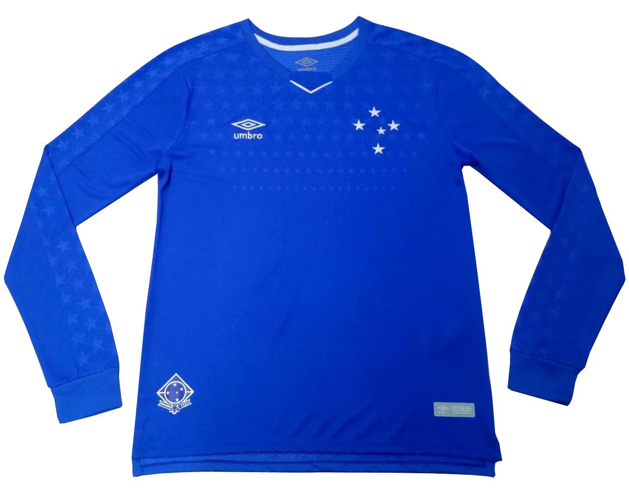 Camisa oficial Umbro Cruzeiro 2019 I jogador manga comprida