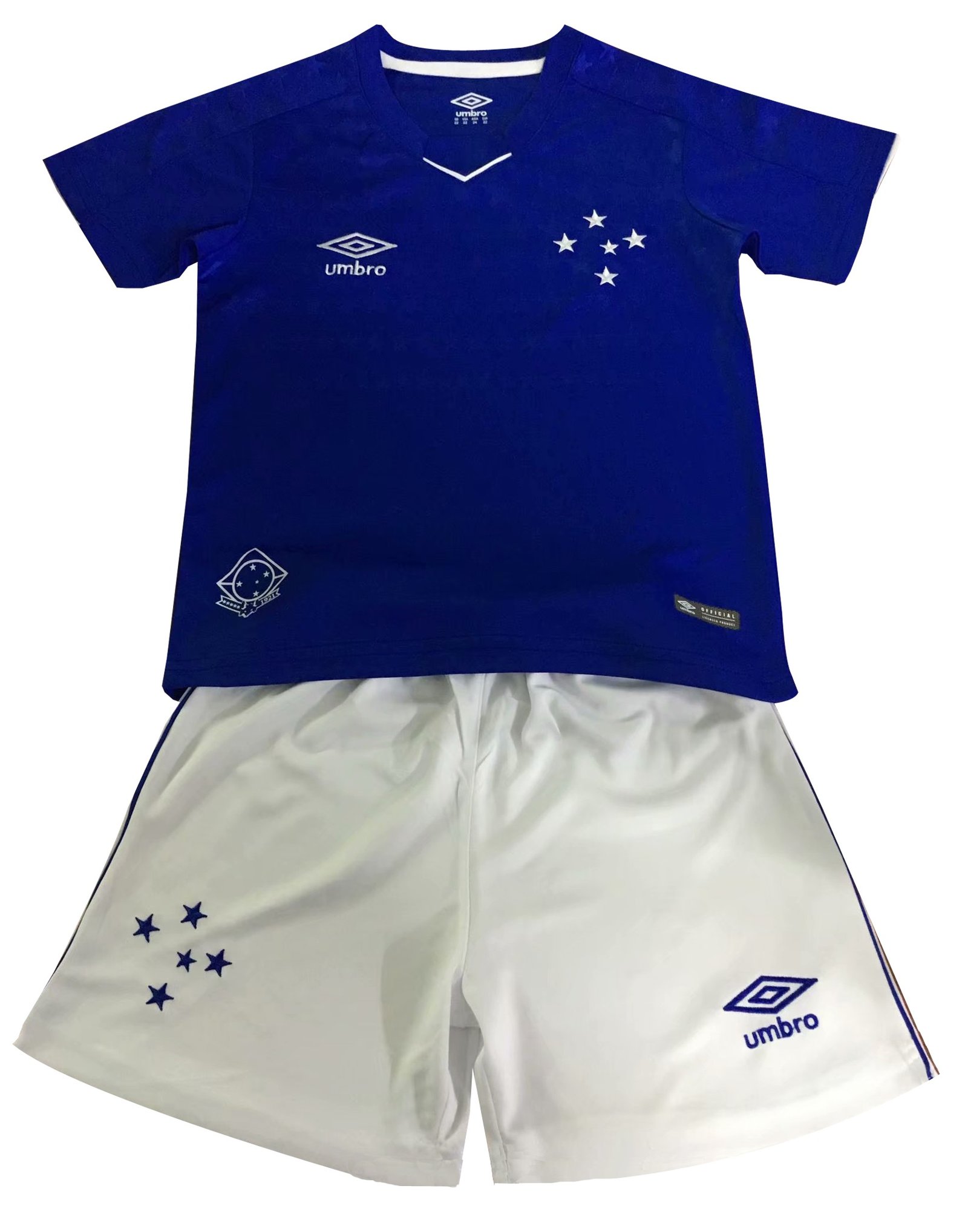 Kit infantil oficial umbro Cruzeiro 2019 I jogador
