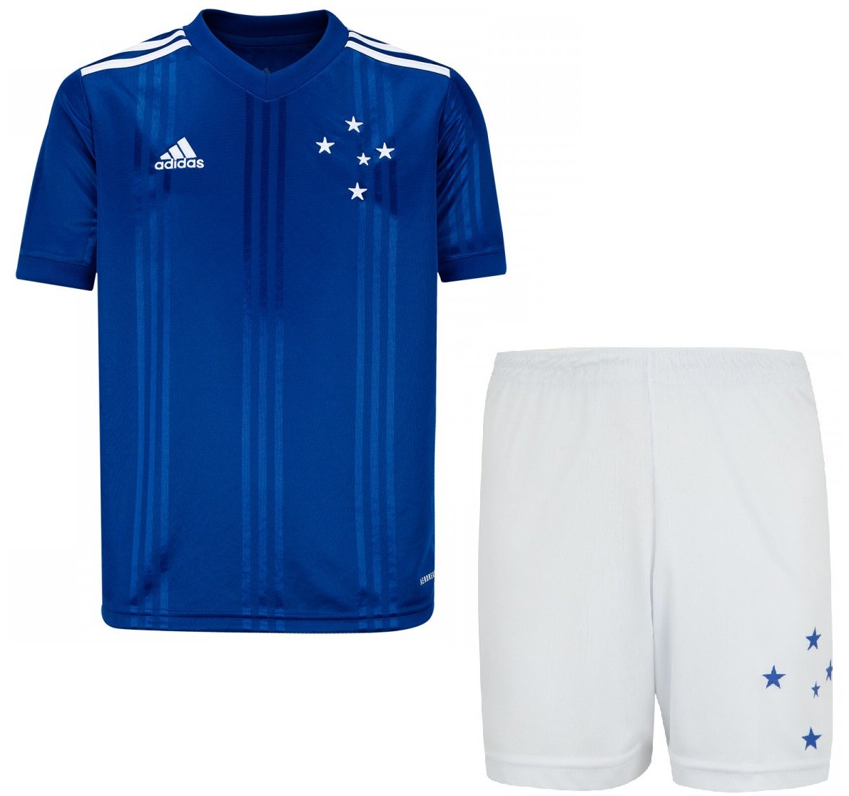 Kit infantil oficial Adidas Cruzeiro 2020 I jogador