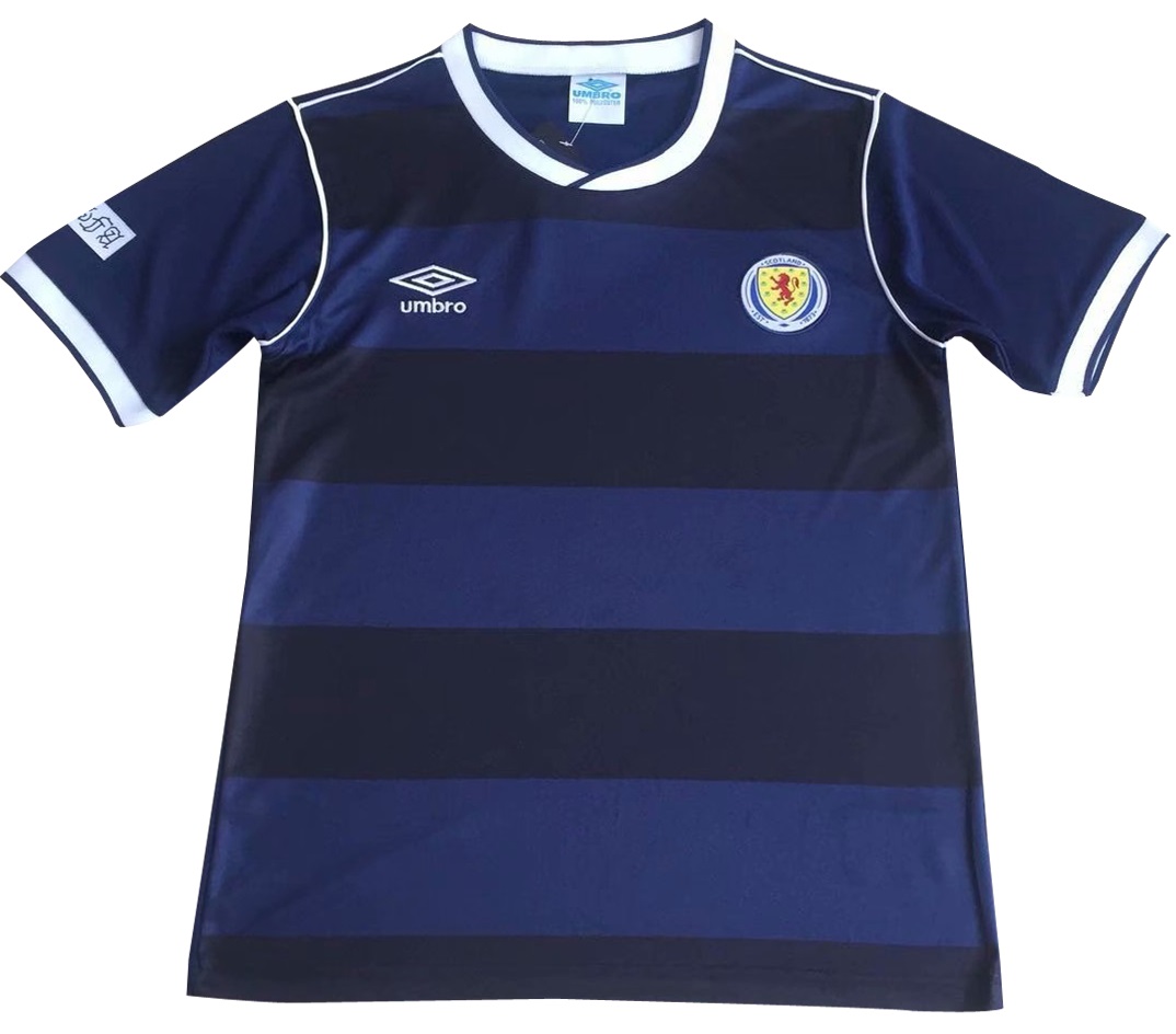 Camisa retro Umbro seleção da Escócia 1986 I jogador