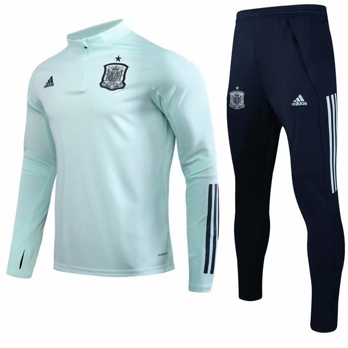Kit treinamento oficial Adidas seleção da Espanha 2019 2020 Branco