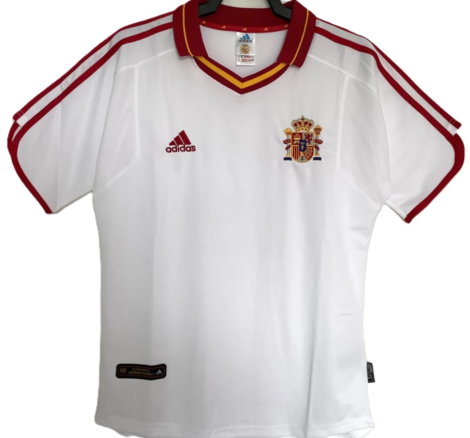 Camisa II Seleção da Espanha 2000 Adidas retro