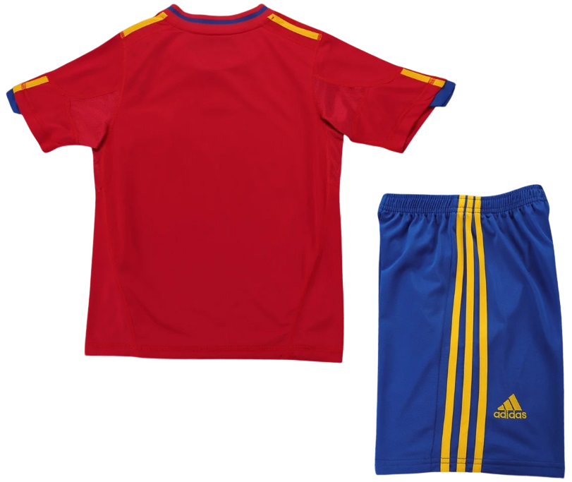 Kit infantil I Seleção da Espanha 2010 Adidas retro Kit infantil I Seleção da Espanha 2010 Adidas retro