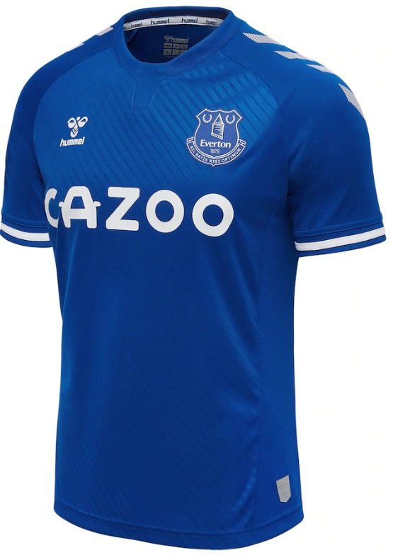 Camisa oficial Hummel Everton 2020 2021 I jogador