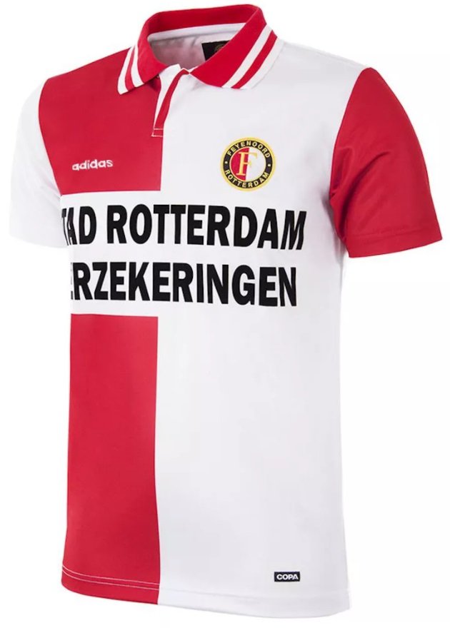Camisa retro Adidas Feyenoord 1994 1995 I jogador